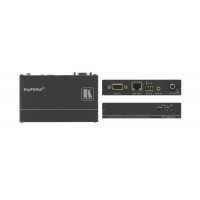 Computer Graphics Video, Stereo Audio & Bi-directional RS-232 Over Twisted Pair Transmitter With EDID & EMP Protection